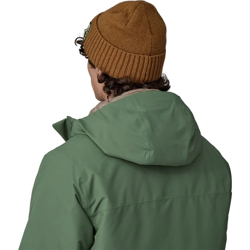 Patagonia Brodeo Beanie dawn tracks patch: shelter brown