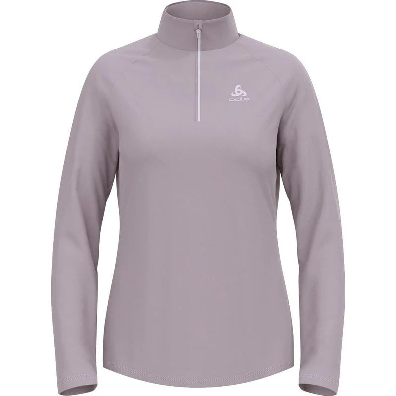 Odlo Besso 1/2 Zip Damen Midlayer gray ridge