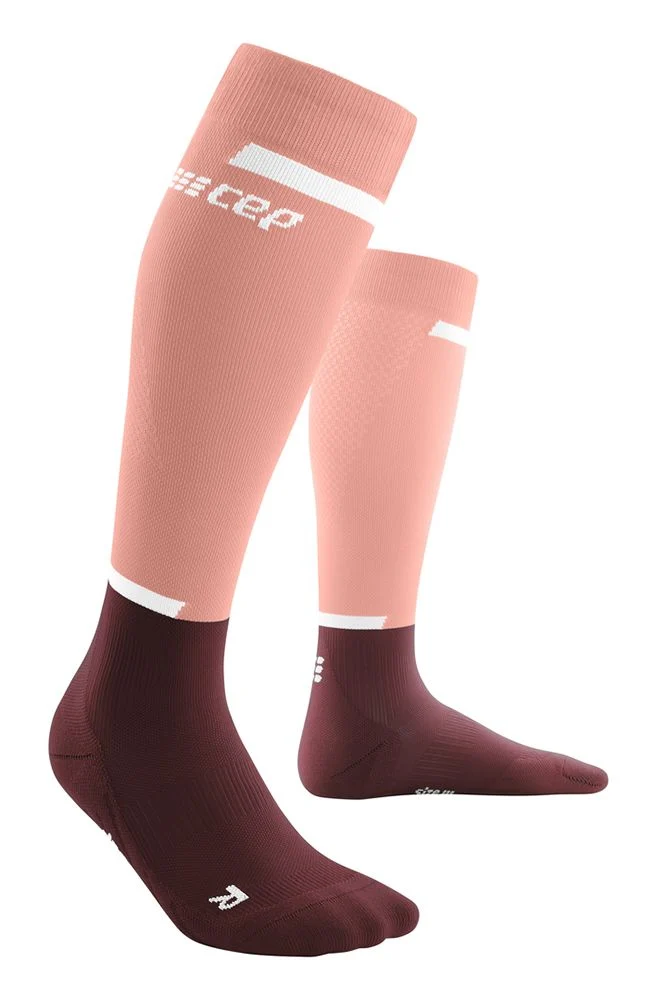 CEP the run socks Damen Laufsocken rose/dark red