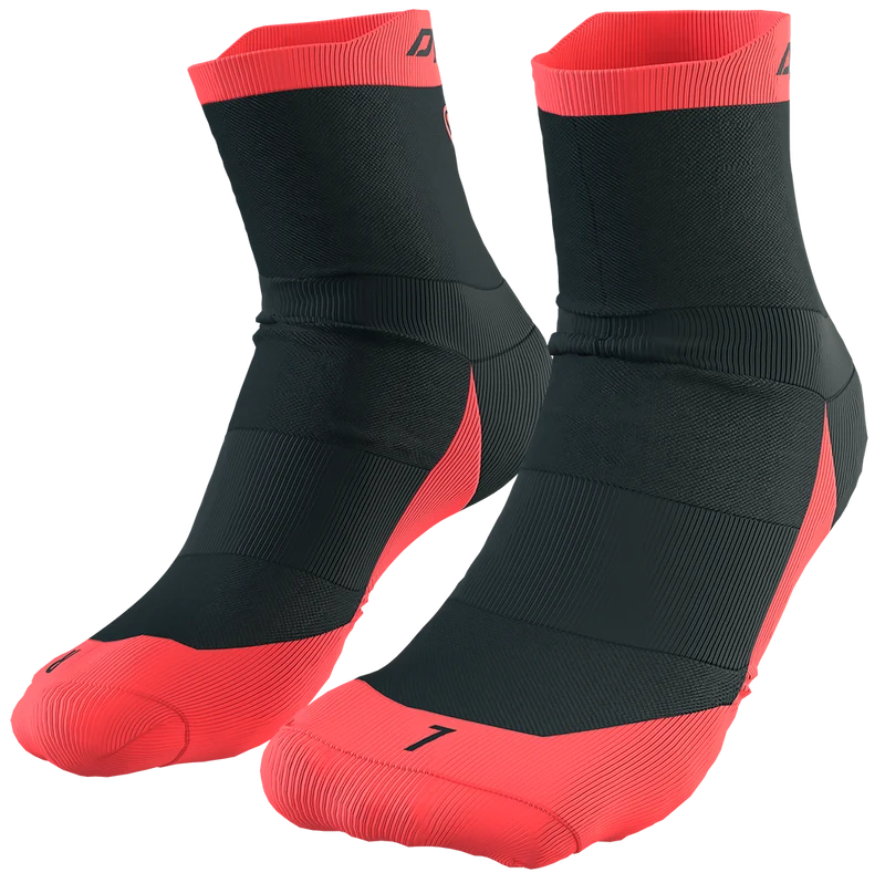 Dynafit Transalper Socken blueberry/fluo coral