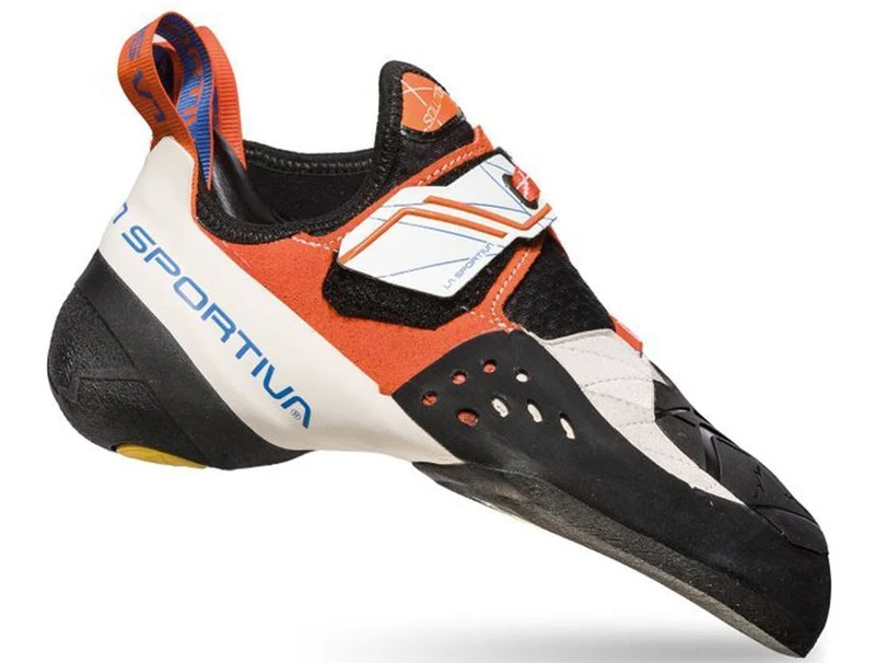 La Sportiva Solution Damen Kletterschuh white/lily orange