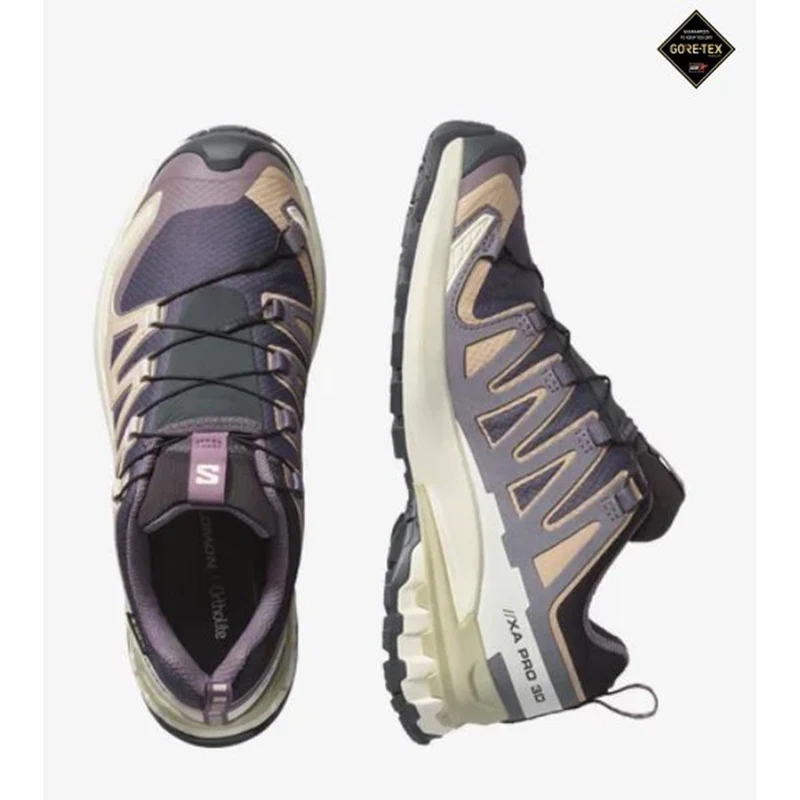 Salomon XA Pro 3D V9 GTX Women nine iron oxford tan alfalfa