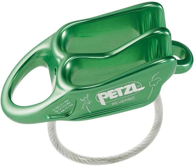 Petzl Reverso Sicherungsgerät grün