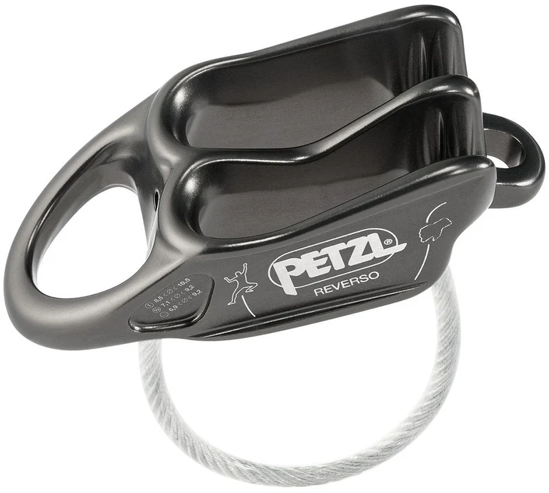 Petzl Reverso Sicherungsgerät grau