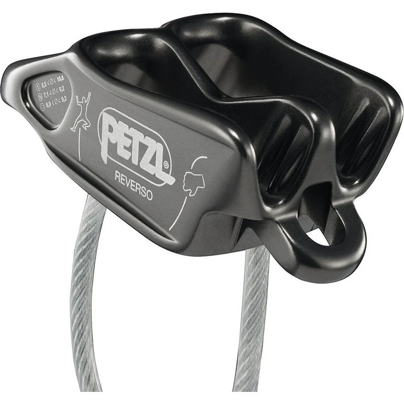 Petzl Reverso Sicherungsgerät grau