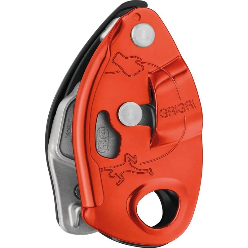 Petzl Grigri Halbautomat Sicherungsgerät red/orange