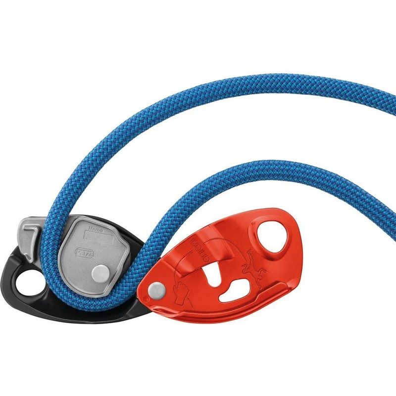 Petzl Grigri Halbautomat Sicherungsgerät red/orange