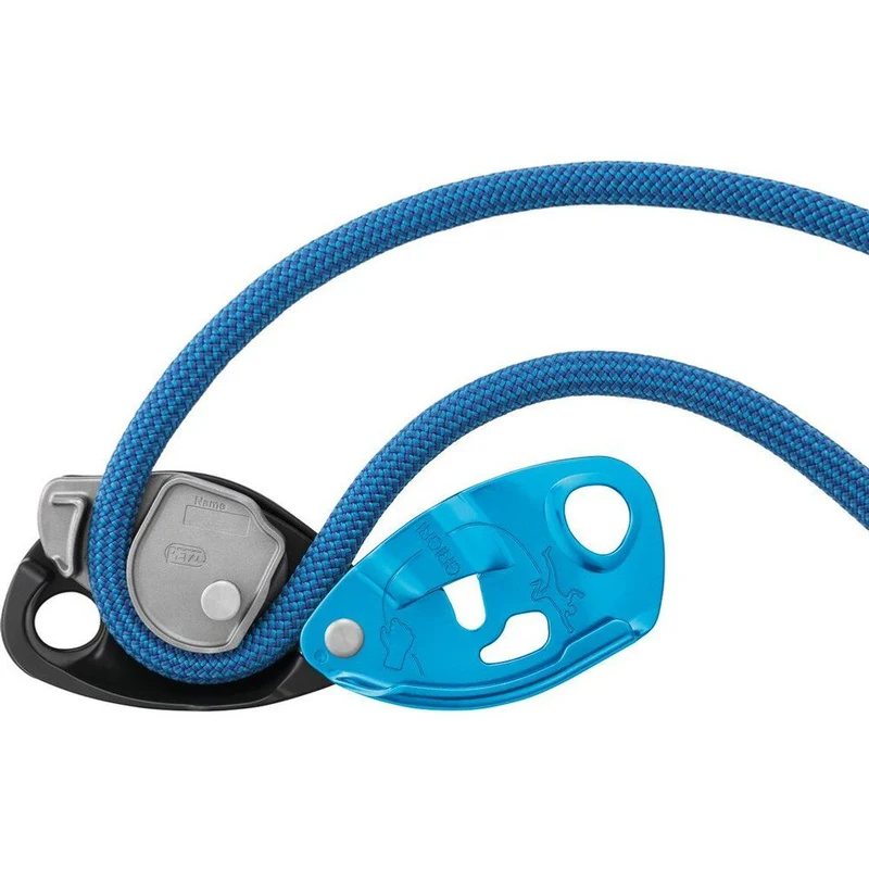 Petzl Grigri Halbautomat Sicherungsgerät blue