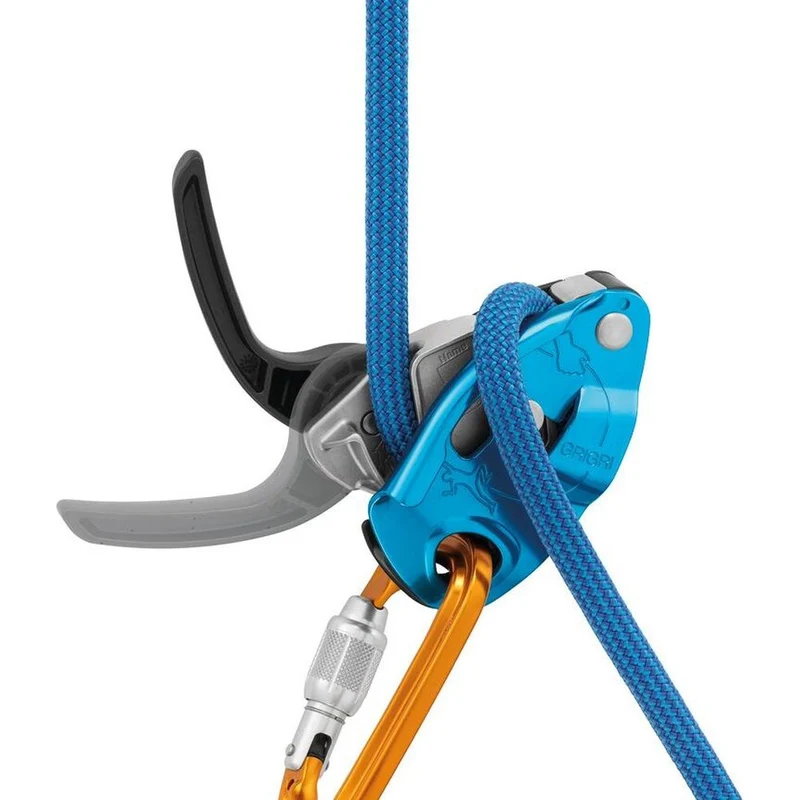 Petzl Grigri Halbautomat Sicherungsgerät blue