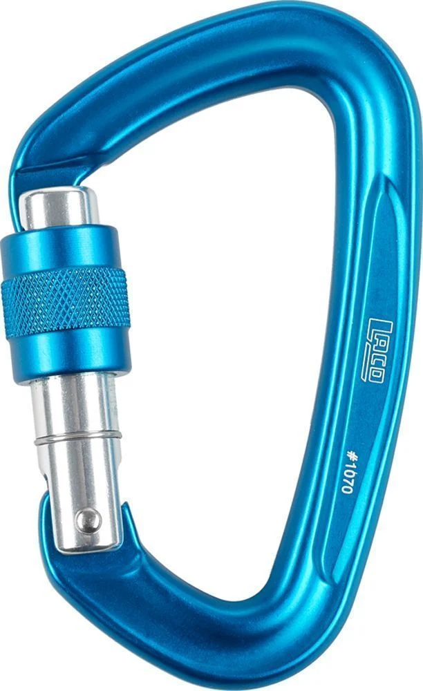LACD D-Screw Schraubkarabiner blue