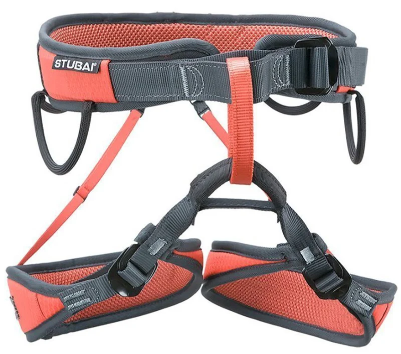 Stubai Triple Junior Klettergurt Kinder rot-schwarz