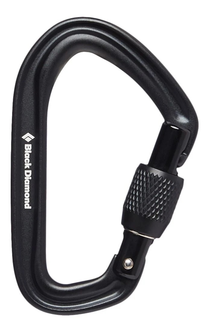 Black Diamond Hotforge Screwgate Karabiner black