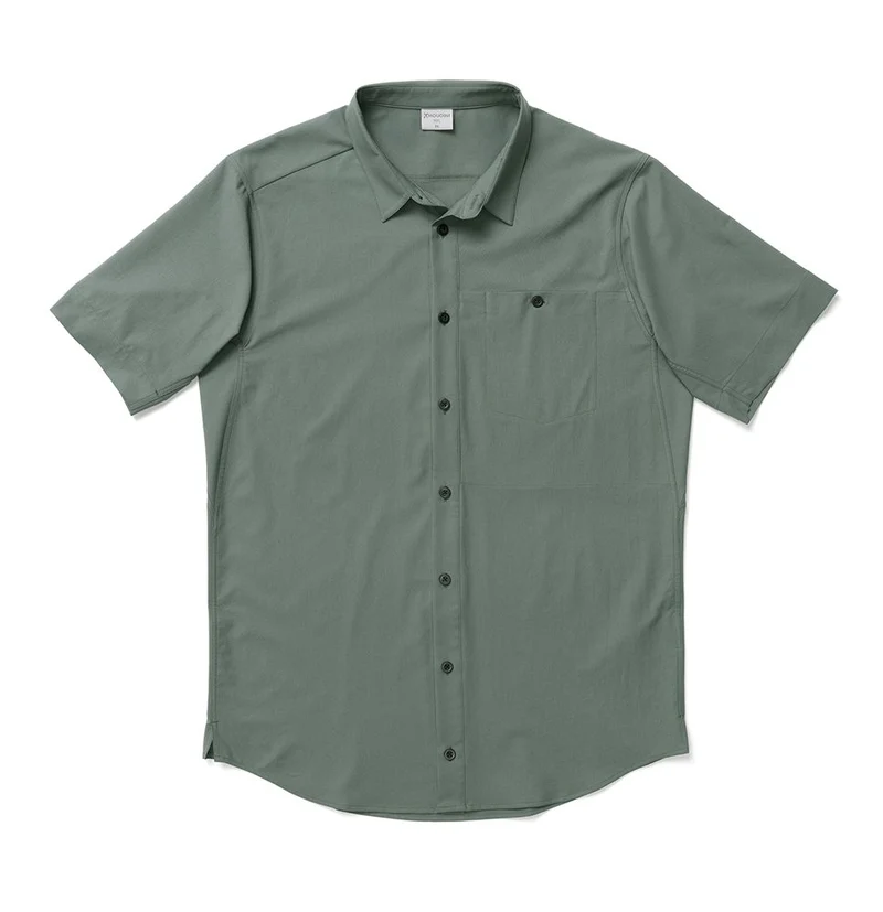 Houdini Shortsleeve Shirt Herren Kurzarmhemd greeness