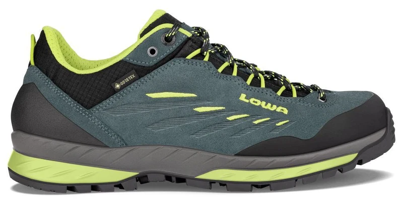 Lowa Delago GTX LO Herren Wanderschuh petrol/limone