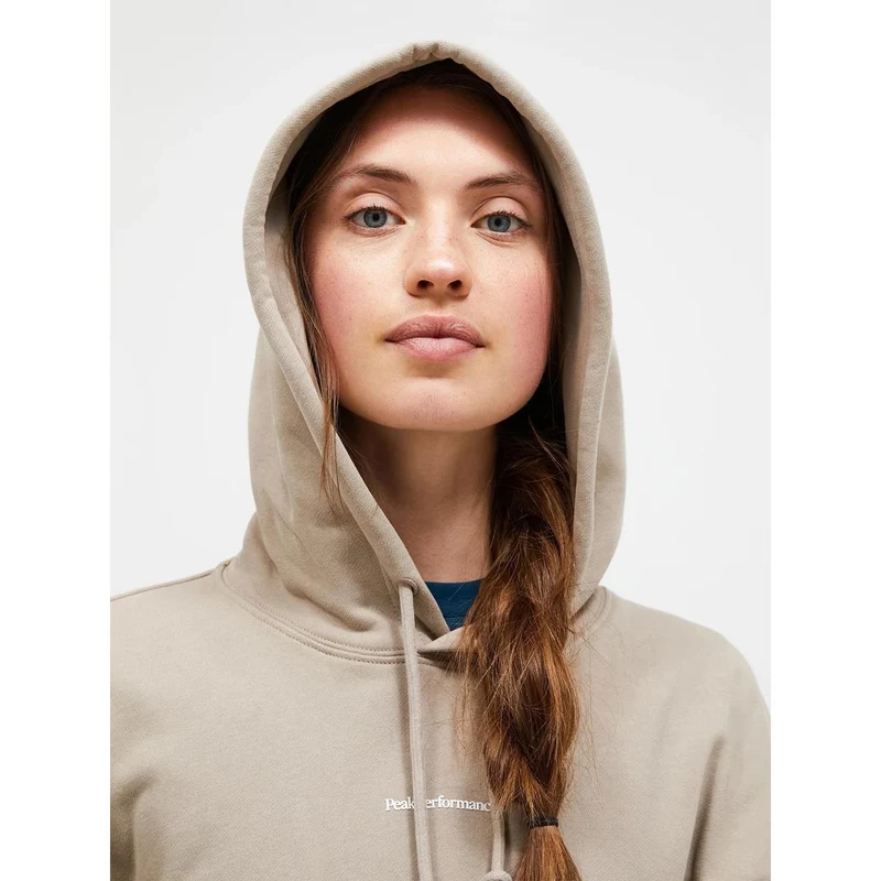 Peak Performance W Original Terry Hood Women avid beige