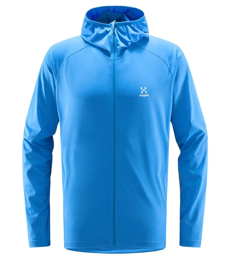 Haglöfs Mirre Mid Hood Herren Midlayer nordic blue