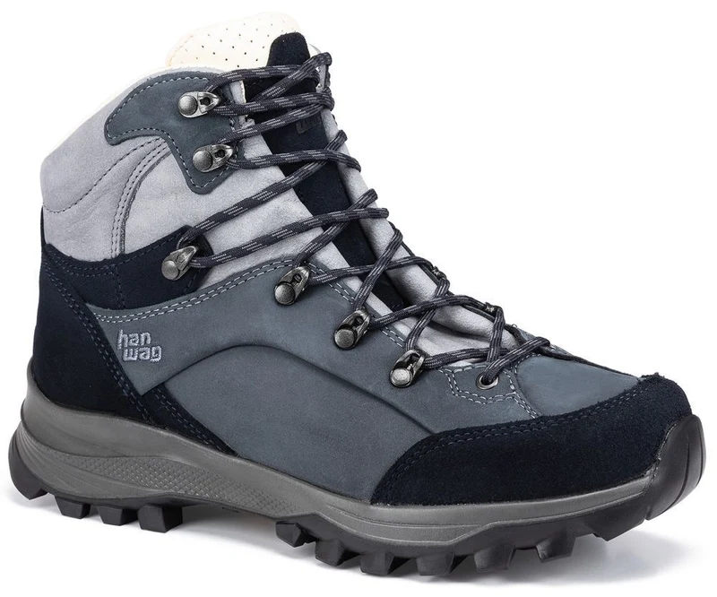 Hanwag Alta Bunion Lady LL Damen Wanderschuh navy/light grey