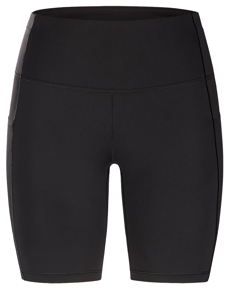 Arcteryx Essent High-Rise Short 8 Damen Outdoorshort black