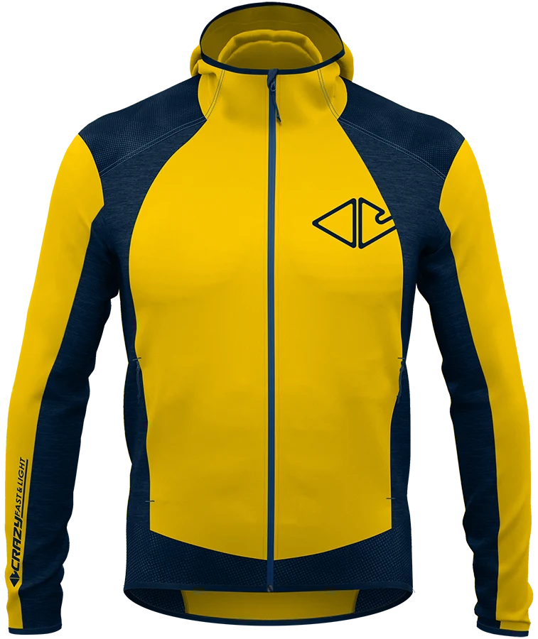 Crazy Idea Pull Pegasus Herren Midlayer sulfur
