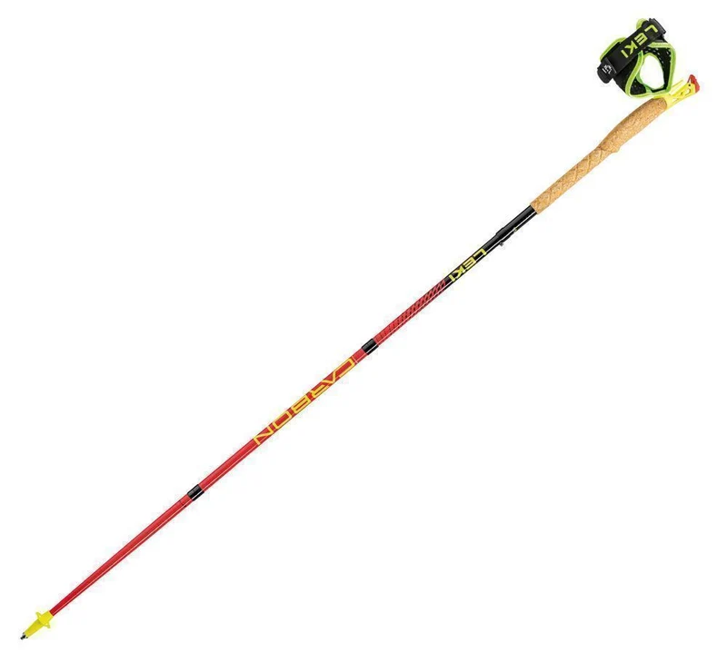 Leki Ultratrail FX.One Trailrunningstock bright red-black-neonyellow
