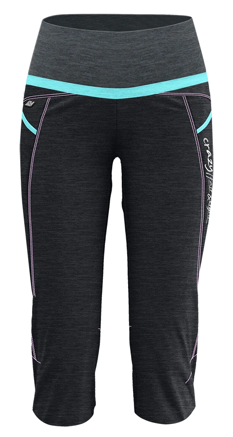 Crazy Idea Mid Short Exit Damen Wanderhose frozen
