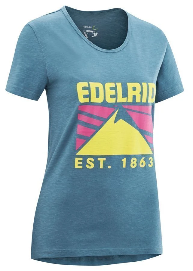 Edelrid Highball T-Shirt V Damen Klettershirt petrol
