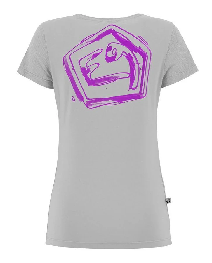 E9 Amira Damen T-Shirt white