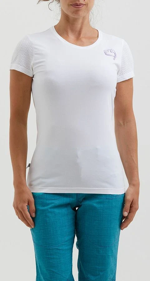 E9 Amira Damen T-Shirt white