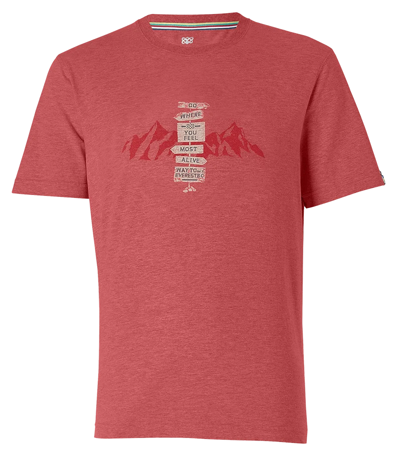 Sherpa Babu Tee Herren T-Shirt desert sand directions