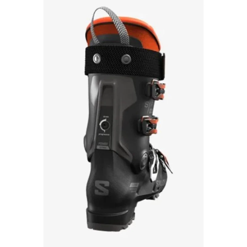 Salomon S Pro Supra 110 All Mountain-Schuhe Herren Black / Dark Grey met. / Orange Tiger