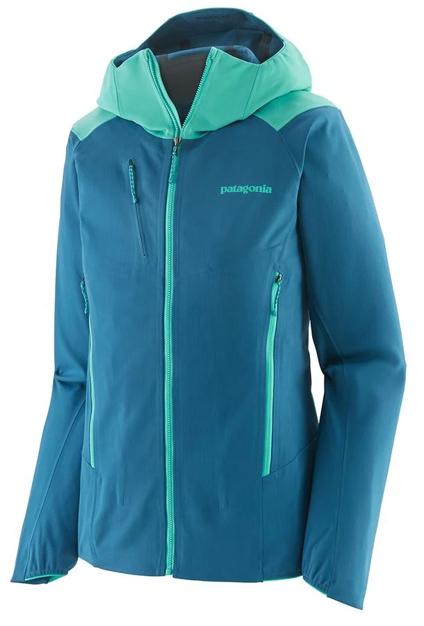 Patagonia Upstride Jacket Damen Skitourenjacke wavy blue