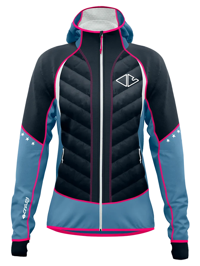 Crazy Idea Channel Jacket Damen Isolationsjacke vento