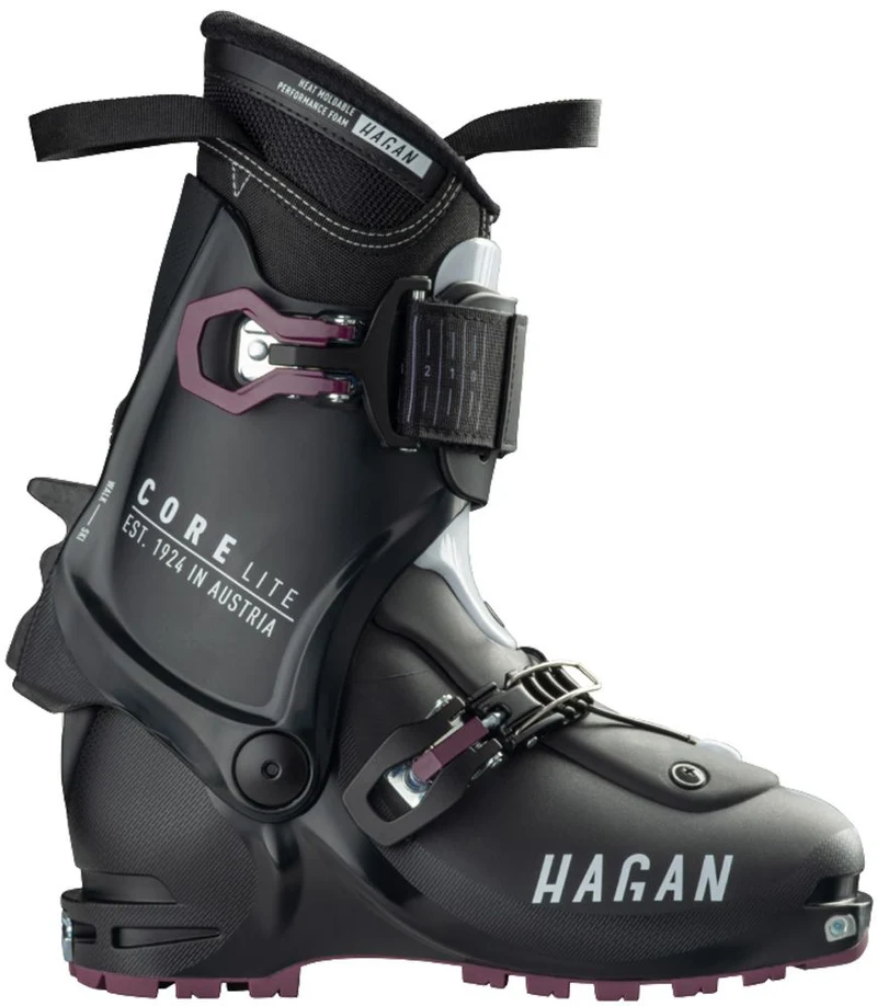 Hagan Core Lite 22/23 Damen Skitourenschuh schwarz/schwarz/aubergine