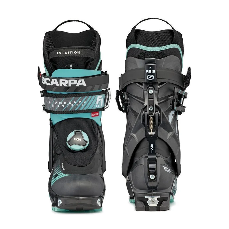 Scarpa F1 LT Wmn Carbon Damen Skitourenschuh carbon/aqua