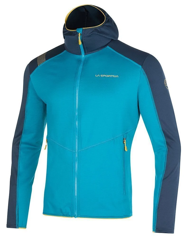 La Sportiva Upendo Hoody Herren Midlayer crystal/night blue