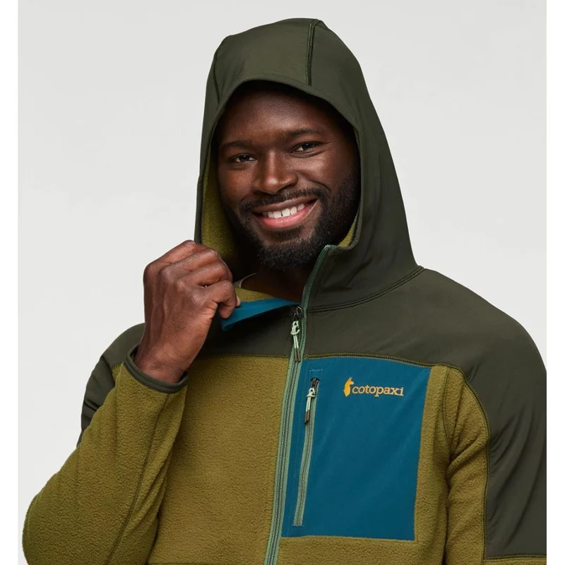 Cotopaxi Abrazo Fleece Hooded FZ Jacket M wood oak Herren Fleecejacke