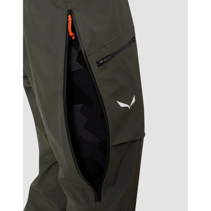 Salewa Sella 3L PTX Pant W dark olive Damen Hardshellhose