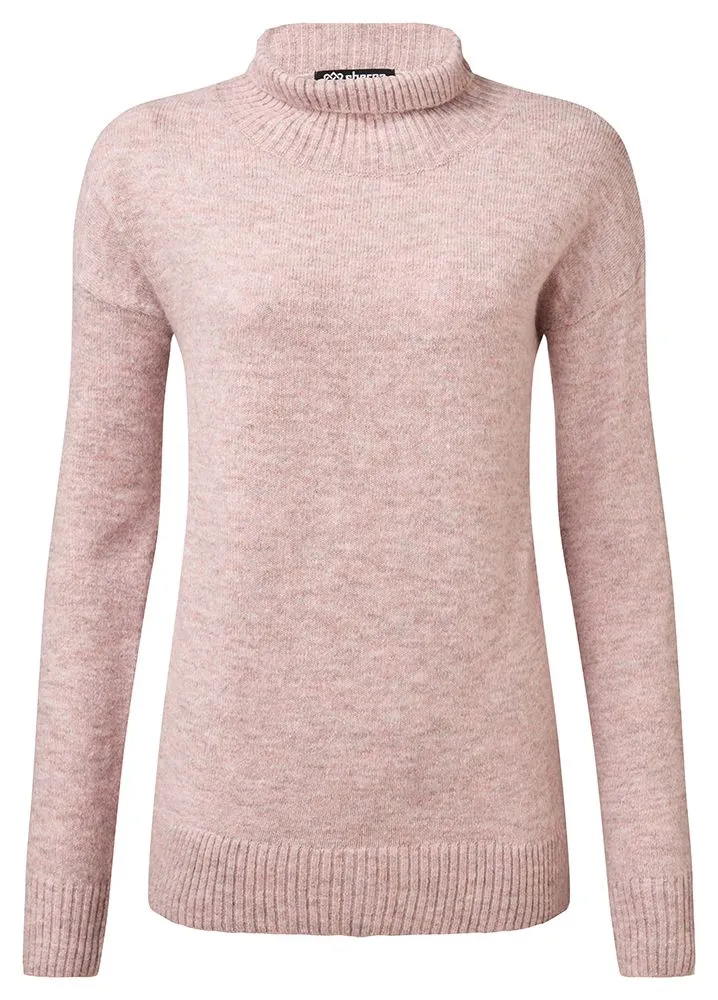 Sherpa Dali Mock Neck Damen Pullover blush