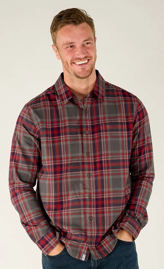 Sherpa Rudra Shirt Herren Langarmhemd kharani plaid