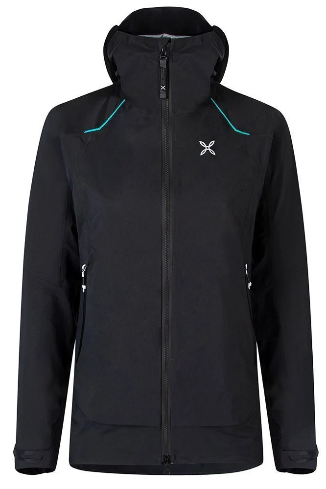 Montura Tribute Jacket Damen Regenjacke nero/care blue
