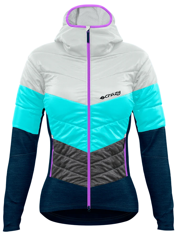 Crazy Idea Trilogy Jacket Damen Hybridjacke frozen