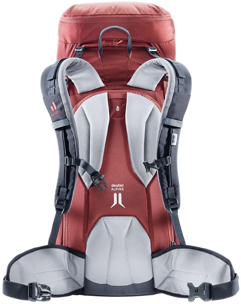 Deuter Rise 34+ Herren Skitourenrucksack redwood-ink