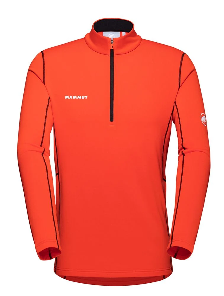 Mammut Aenergy ML Half Zip Pull Herren Longsleeve hot red-black