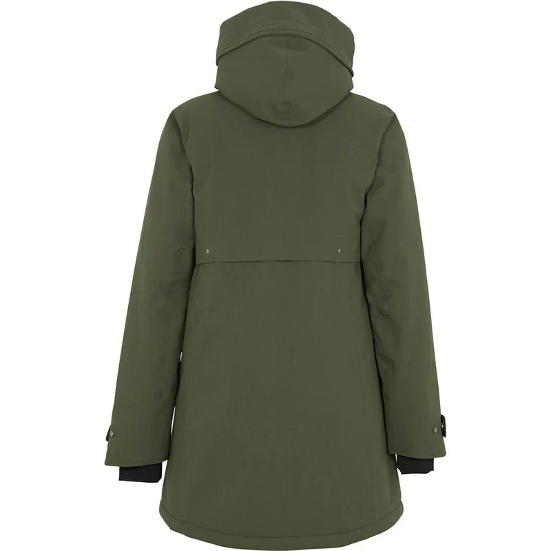 Didriksons Damen Mantel Helle Wns Parka 5 deep green