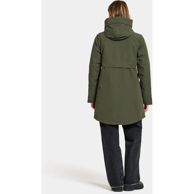 Didriksons Damen Mantel Helle Wns Parka 5 deep green