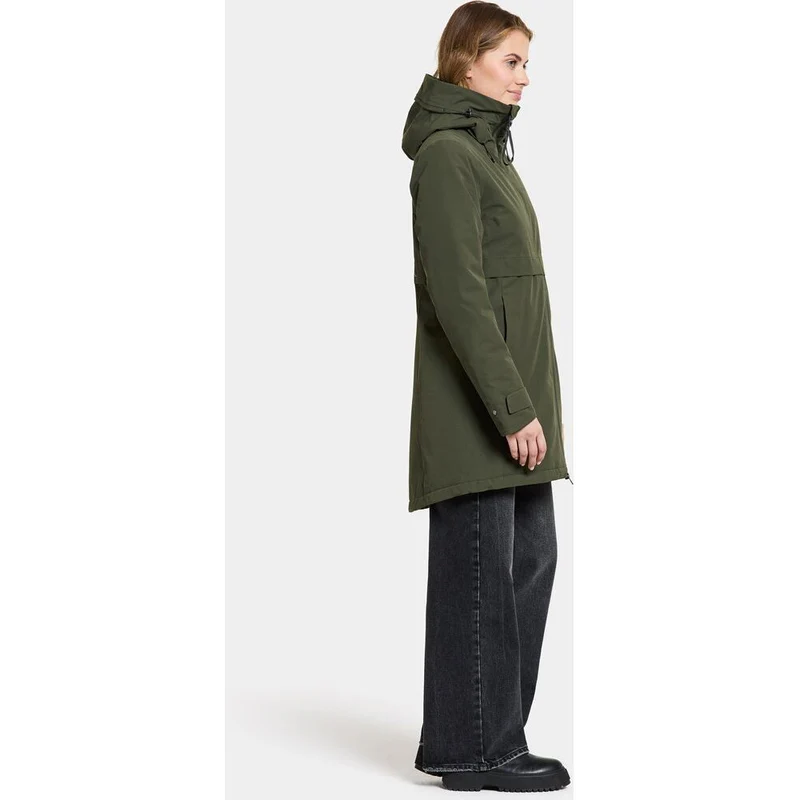 Didriksons Damen Mantel Helle Wns Parka 5 deep green