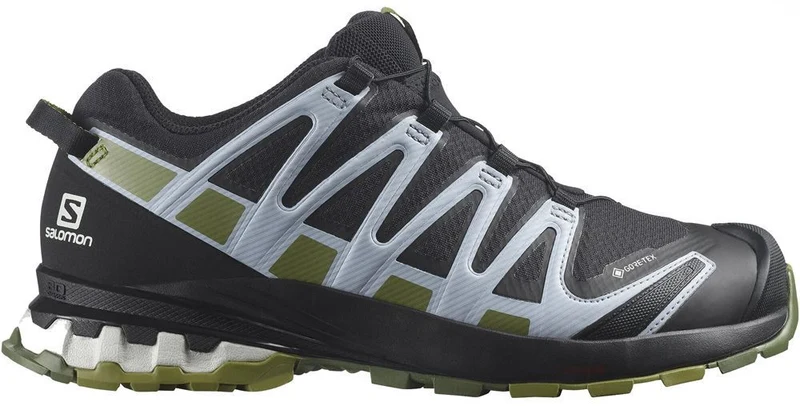 Salomon XA Pro 3D v8 GTX W Damen Trailrunningschuh black/green moss/zen blue