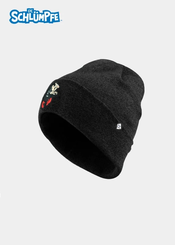 BAVARIAN CAPS Bayerisch Hell Stick Strickmütze Hellgrau