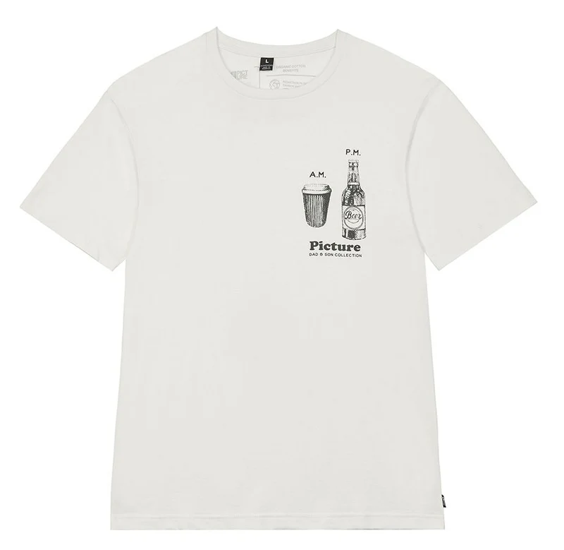 Picture D&S Usona Tee Herren T-Shirt natural white