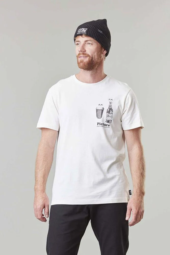 Picture D&S Usona Tee Herren T-Shirt natural white
